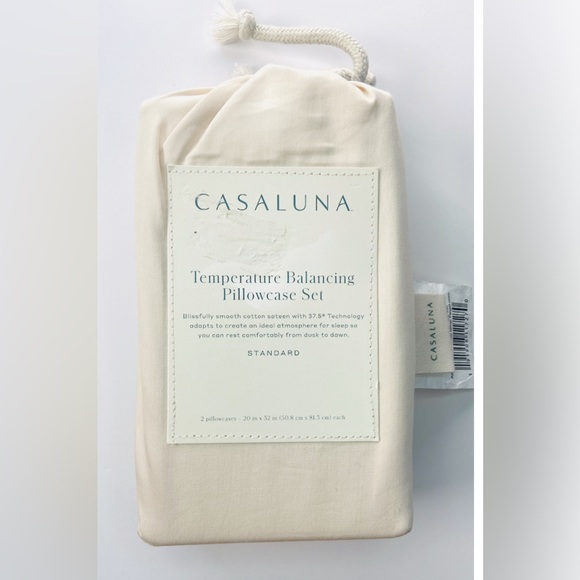 Casaluna standard Pillowcase Set, pick color - Picture 2 of 3